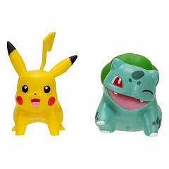 Pokemon Battle Figure First Partner Set Figure 2-Pack Bulbasaur #2, Pikachu #1