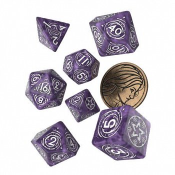 The Witcher Dice Set Yennefer Lilac and Gooseberries (7) - MangaShop.ro