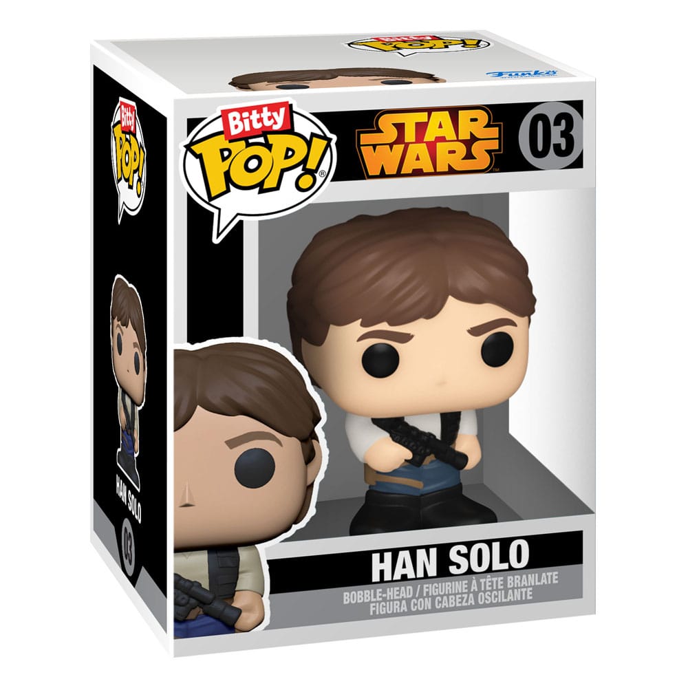 Star Wars Bitty POP! Vinyl Figure 4-Pack Han Solo 2,5 cm in Figurine ...