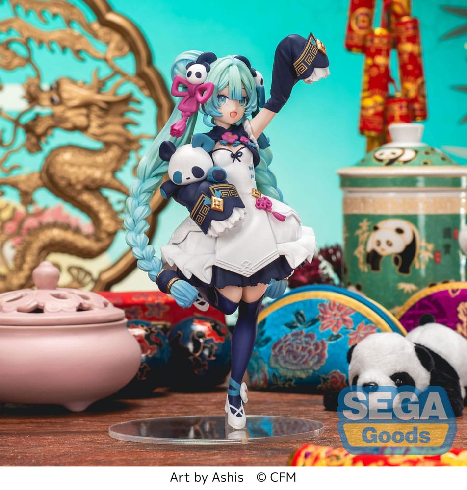 Hatsune Miku SPM PVC Statue Miku Panda Bun 23 cm